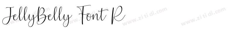 JellyBelly Font R字体转换